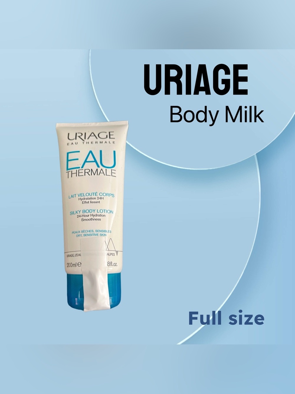 🇫🇷🆕NWOB URIAGE |FULL| Velvety & Creamy Uriage Eau Thermale Body Milk - 200 ml